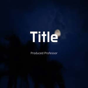 Title hip hop type beat by Professor